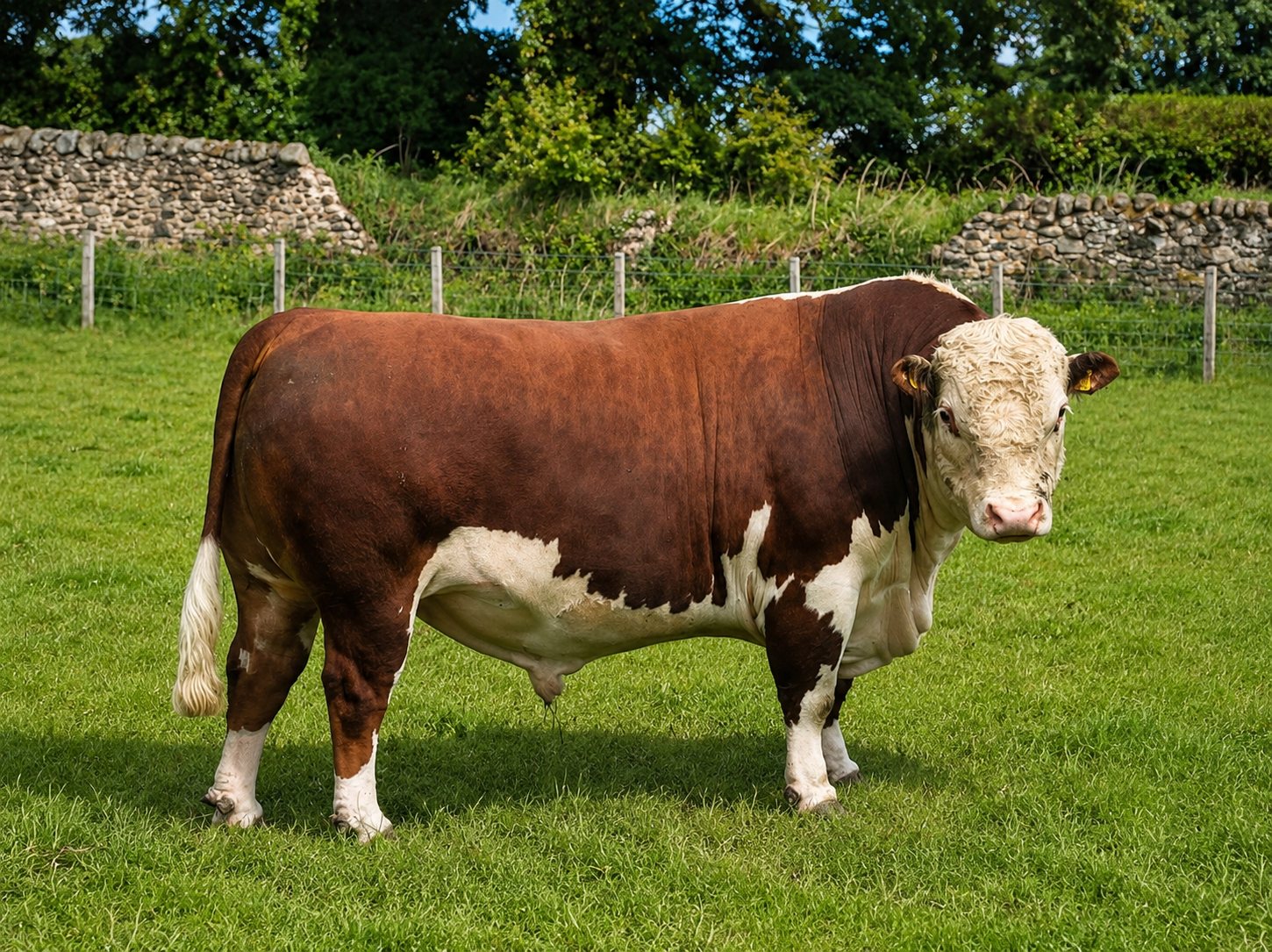 Kileekie Brora, a working Kileekie bred stock bull - photo by Pete Melville